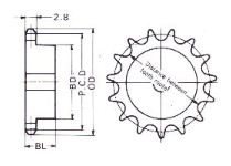 Ansi 25 Sprocket